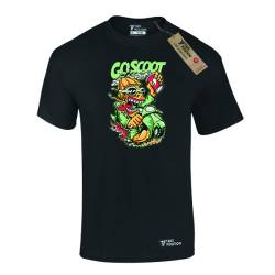 Ανδρικό μπλουζάκι t-shirt  βαμβακερό Takeposition Go Scoot, Μαύρη, 320-1506