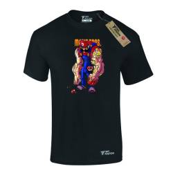 Ανδρικό μπλουζάκι t-shirt  βαμβακερό Takeposition Mass Mario, Μαύρο, 320-1519