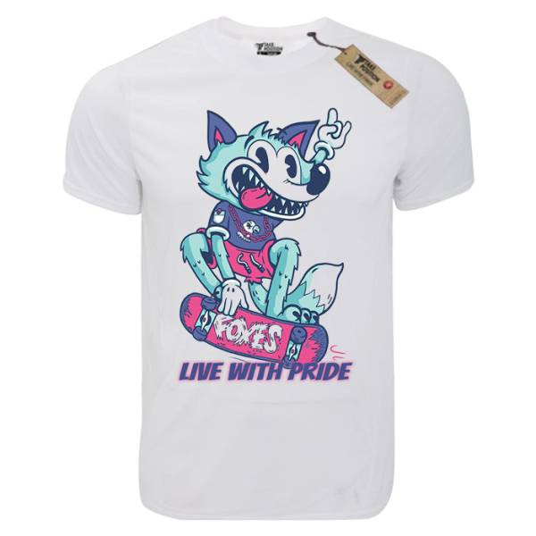 T-shirt unisex Takeposition T-cool λευκό Fox scater, 900-1501 