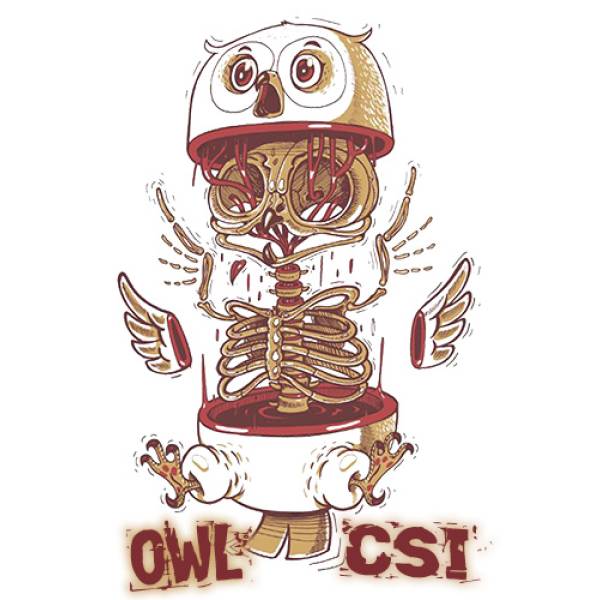 Hoodie φούτερ με κουκούλα Takeposition H-cool  Owl Csi μαύρο, 907-1502 