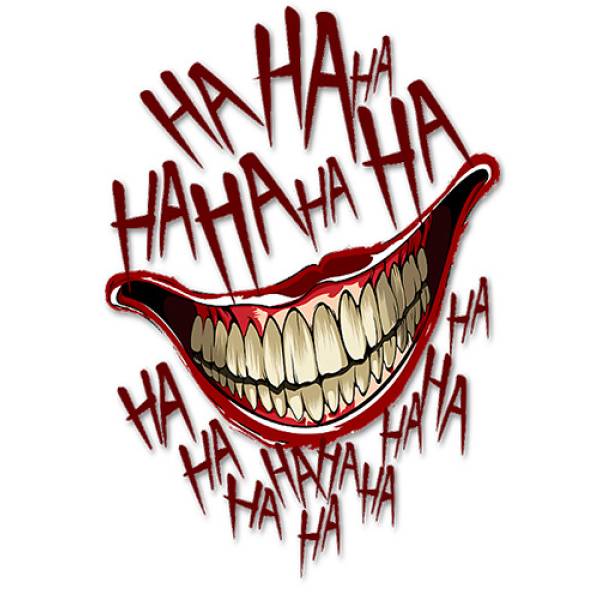 Hoodie φούτερ με κουκούλα Takeposition H-cool Joker Laugh, μαύρο, 907-1503 