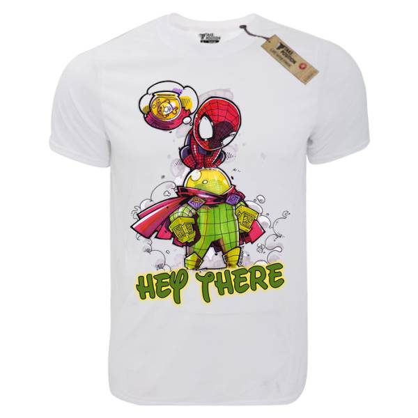 T-shirt unisex Takeposition T-cool λευκό Hey there, 900-1516 