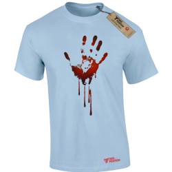 Ανδρικά μπλουζάκια βαμβακερά Takeposition, Stop, Γαλάζιο, 320-3027-03