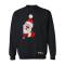 Χριστουγεννιάτικη Φούτερ μπλούζα Ενηλίκων Τakeposition, Crhistmas Santa Claus Hallo, Μαύρο, 332-3012-02