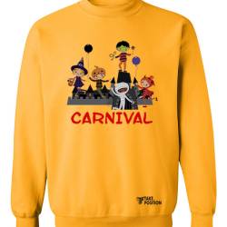 Αποκριάτικη Φούτερ μπλούζα Ενηλίκων Τakeposition, Carnival Kids, Κίτρινο, 332-3032-04
