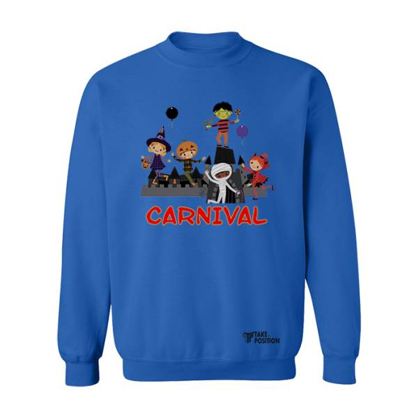 Αποκριάτικη Φούτερ μπλούζα Ενηλίκων Τakeposition, Carnival Kids, Μπλε, 332-3032-10 