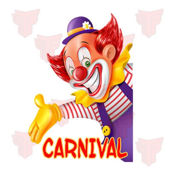 Αποκριάτικες Παιδικές μπλούζες φούτερ Takeposition H-cool Carnival  Clown, Γκρι, 810-3031-07 