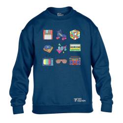 Takeposition H-cool Παιδικές μπλούζες φούτερ 80s Pride, Μπλε Σκούρο, 810-4008-17