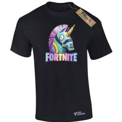 Ανδρικό μπλουζάκι gaming  βαμβακερό Takeposition Fortnite grazy horse, Μαύρη, 320-4645-02
