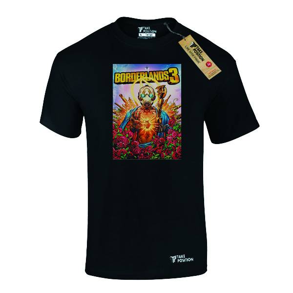 Ανδρικό μπλουζάκι t-shirt  βαμβακερό Takeposition  Bloodburne Borderlands 3, Μαύρο, 320-4542 
