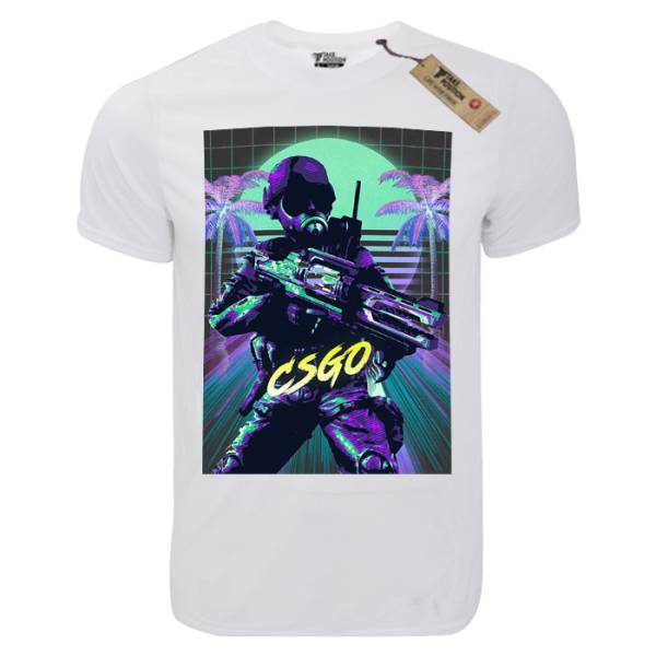 T-shirt unisex T-cool λευκό Counter Strike CSGO, 900-4547 