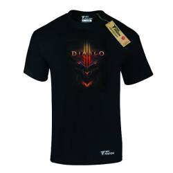 Ανδρικό μπλουζάκι t-shirt  βαμβακερό Takeposition Diablo, Μαύρο, 320-4552