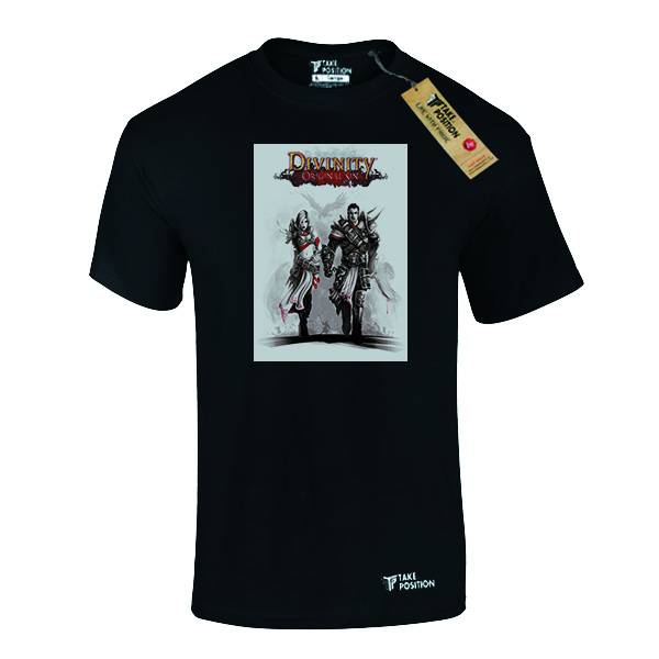 Ανδρικό μπλουζάκι t-shirt  βαμβακερό Takeposition  Divinity Original Sin 1, Μαύρο, 320-4555 