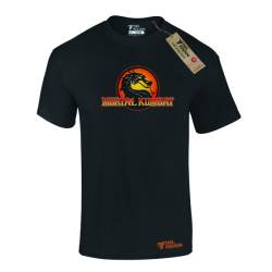 Ανδρικό μπλουζάκι t-shirt  βαμβακερό Takeposition Mortal Kombat Lofo, Μαύρη, 320-4725