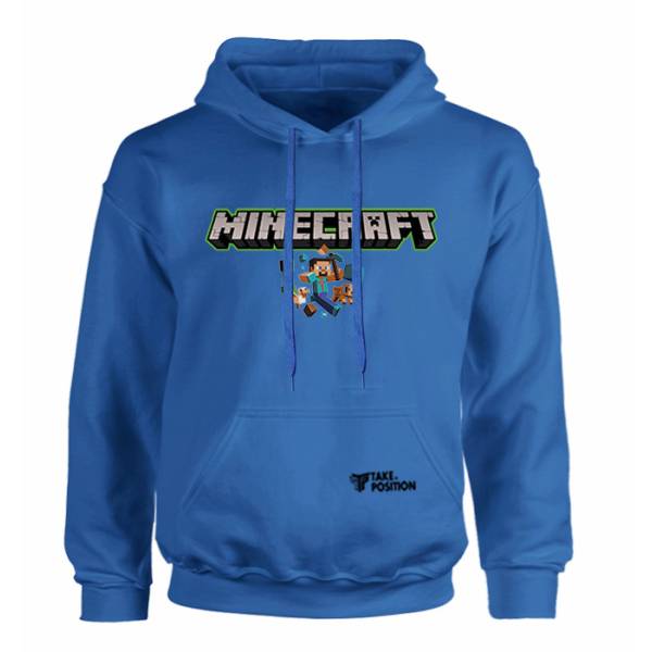 Takeposition Classic Παιδική φούτερ με κουκούλα  Minecraft Logo, Μπλε, 811-4749-10 