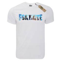 T-shirt unisex T-cool λευκό Fortnite thunder strike, 900-4657