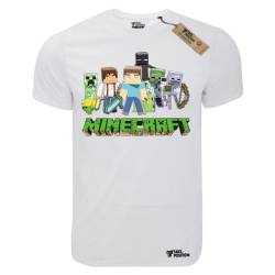 T-shirt unisex T-cool λευκό Minecraft games heroes, 900-4769