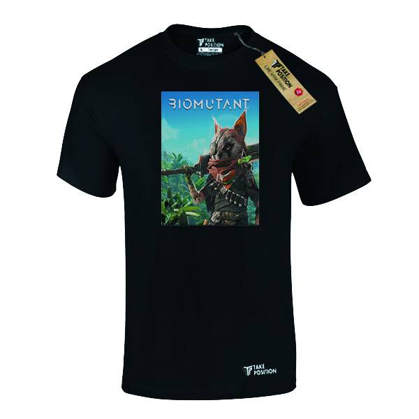 Ανδρικό μπλουζάκι t-shirt  βαμβακερό Takeposition  Biomutant, Μαύρο, 320-4538 