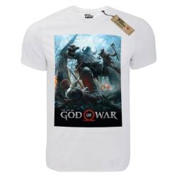 T-shirt unisex T-cool λευκό Kratos and sun the art of war, 900-4526
