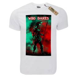 T-shirt unisex Takeposition T-cool λευκό Who Dares, 900-5513S