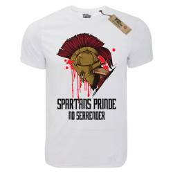 T-shirt unisex Takeposition T-cool λευκό Spartans Pride 900-5522