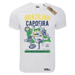 T-shirt unisex Takepositiion T-cool λευκό Brazilian Capoeira, 900-5541