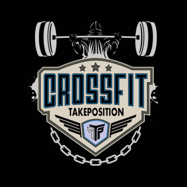 Hoodie φούτερ με κουκούλα Takeposition H-cool  Crossfit Chain Logo, Μαύρο, 907-5559 