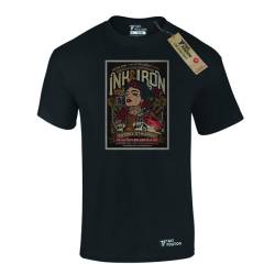 Ανδρικό μπλουζάκι t-shirt  βαμβακερό Takeposition Ink And Iron Μαύρο, 320-8011