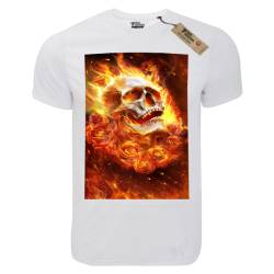 T-shirt unisex Takeposition T-cool λευκό Fire and Blood 900-8009