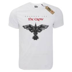 T-shirt unisex T-cool λευκό Brandon the Crow, 900-8502
