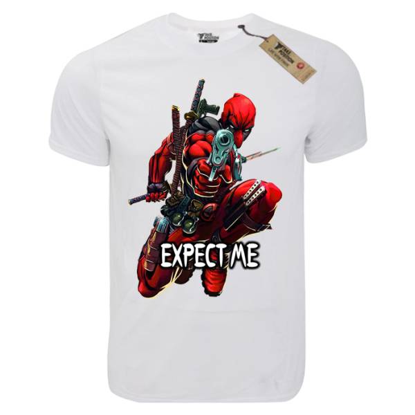 T-shirt unisex Takeposition T-cool λευκό Expect me  900-8513 