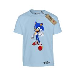 Μπλουζάκια παιδικά με στάμπες comics βαμβακερό Takeposition H-cool Sonic, Γαλάζιο, 806-1183