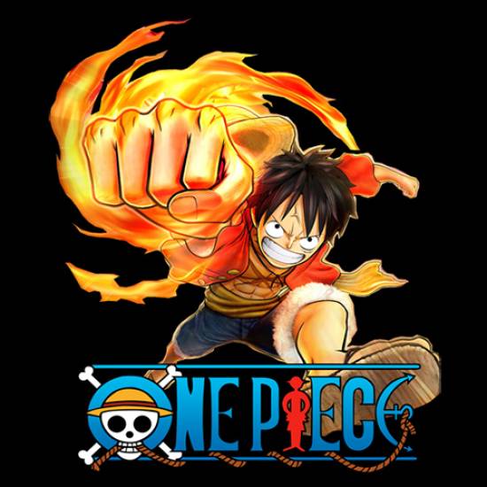 T-shirt ανδρικά με στάμπες cartoon βαμβακερά Takeposition Anime One Piece Luffys Punche, 320-1218