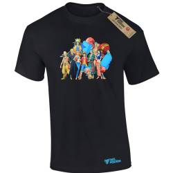T-shirt ανδρικά Takeposition Anime  One Piece team σε Μαύρο χρώμα, 320-1283-02