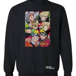 Φούτερ μπλούζα Ενηλίκων Τakeposition,  Anime Naruto collage, Μαύρο, 332-1324-02