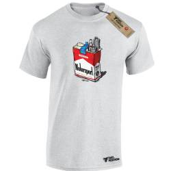 Ανδρικό μπλουζάκι t-shirt  βαμβακερό Takeposition Motorsport, Γκρι, 320-9091
