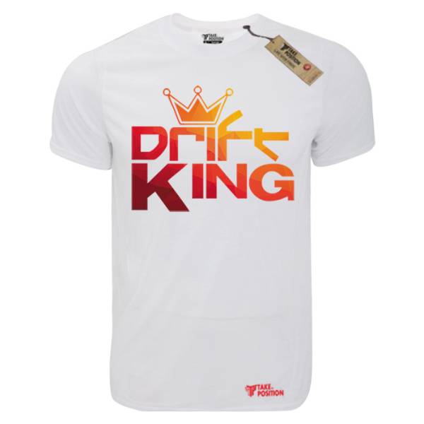 T-shirt unisex T-cool λευκό Drif King, 900-9073 