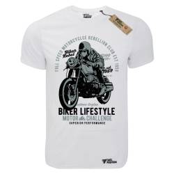 T-shirt unisex Takeposition T-cool λευκό Bikers Lifestyle 900-9028