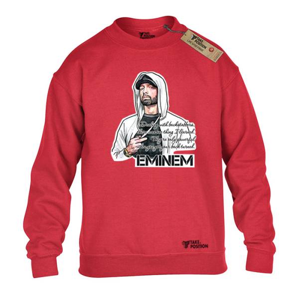 Takeposition H-cool Παιδικές μπλούζες φούτερ Eminem Dealing, Κόκκινο, 810-7521 