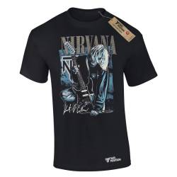 Ανδρικό t-shirt Takeposition Nirvana σε Μαύρο χρώμα, 320-7728-02