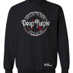 Φούτερ μπλούζα Ενηλίκων Τakeposition Deep Purple σε Μαύρο χρώμα, 332-7720-02