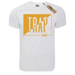 T-shirt unisex T-cool λευκό  Trap music sounds, 900-7733
