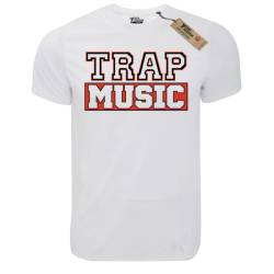 T-shirt unisex T-cool λευκό  Trap Music, 900-7734