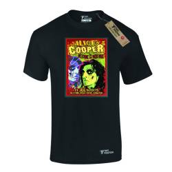 Ανδρικό μπλουζάκι t-shirt  βαμβακερό Takeposition Alice Cooper Welcome To Nightmare, Μαύρη, 320-7684