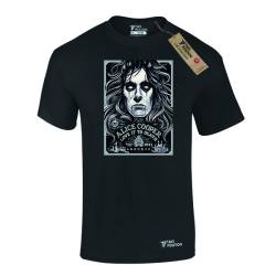 Ανδρικό μπλουζάκι t-shirt  βαμβακερό Takeposition Alice Cooper Love It To Death, Μαύρη, 320-7685
