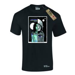 Ανδρικό μπλουζάκι t-shirt  βαμβακερό Takeposition Alice Cooper - Deep Purple, Μαύρη, 320-7686