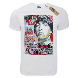 T-shirt unisex Takeposition T-cool λευκό Eminem Art of Rap, 900-7525