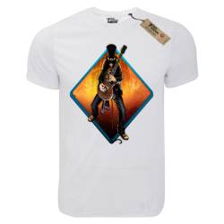 T-shirt unisex T-cool λευκό Slash rock in fire, 900-7678