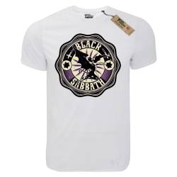 T-shirt unisex T-cool λευκό Black Sabbath patch, 900-7669