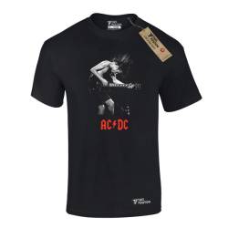 Ανδρικό μπλουζάκι t-shirt  βαμβακερό Takeposition Acdc Rocker, μαύρο, 320-7512